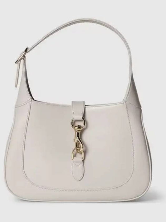 Jackie small shoulder bag light gray leather 782849AADDX1741 - GUCCI - BALAAN 1
