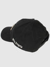 Spray Bear Ball Cap Black - PALM ANGELS - BALAAN.