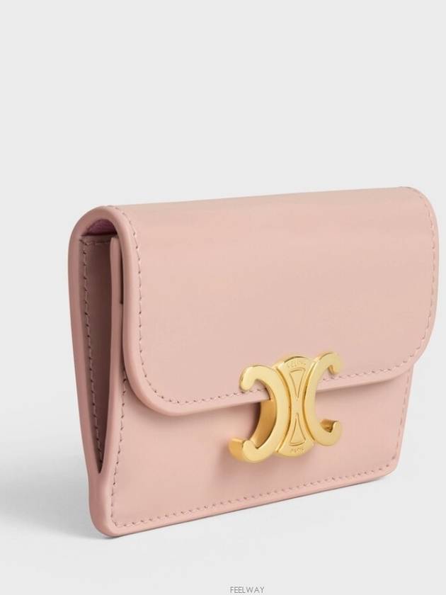 Flap Triomphe Card Wallet Patent Calfskin - CELINE - BALAAN 2