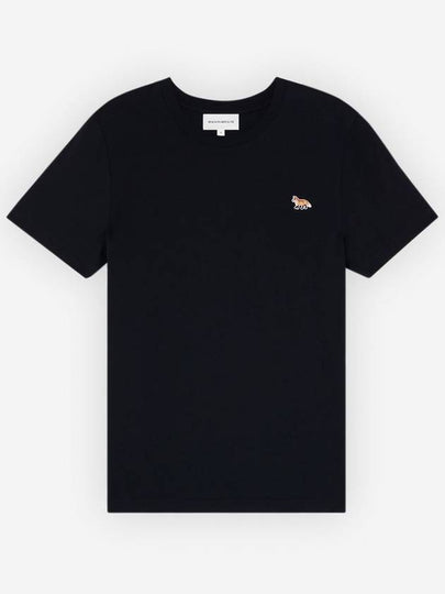 Baby Fox Patch Regular Short Sleeve T-Shirt Black - MAISON KITSUNE - BALAAN 2