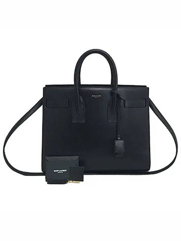 355153 Black color MINI SAC JOUR de tote bag shoulder strap 2WAY - SAINT LAURENT - BALAAN 1