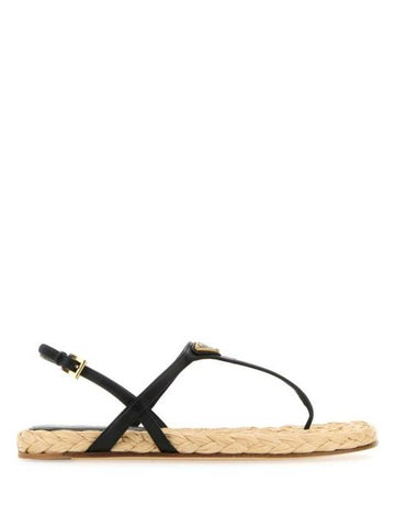 Mule Slippers 1Y453NF020038 F0002 Black - PRADA - BALAAN 1