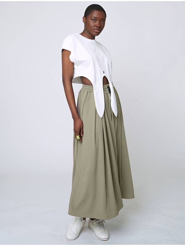 Loose Wide Pants Khaki Beige - ATHPLATFORM - BALAAN 5