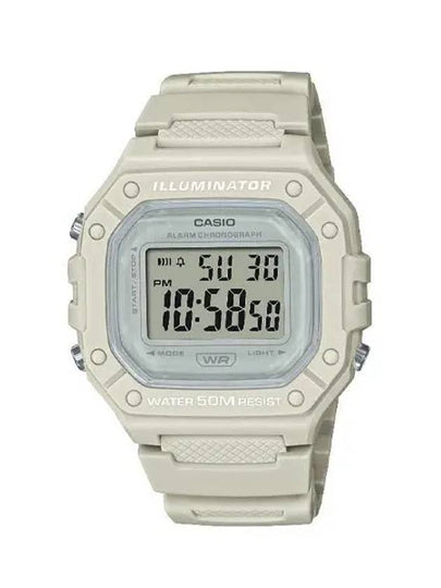 Sports Plastic Strap Digital Watch White - CASIO - BALAAN 2