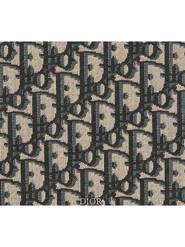 Oblique Jacquard A5 Pouch Beige - DIOR - BALAAN 5