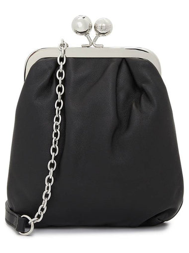 Piavewe Chain Shoulder Bag Black - MAX MARA - BALAAN 1