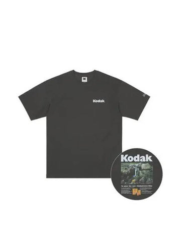 KODAK Apparel Scenery Graphic Short Sleeve T Shirt CHARCOAL - KODO - BALAAN 1