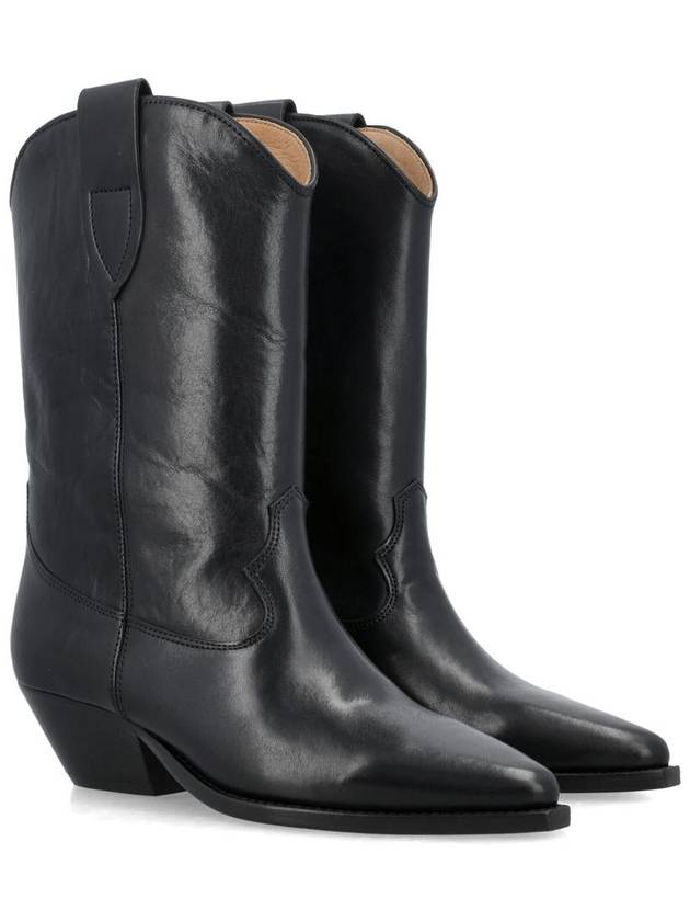 Duerto Ankle Middle Boots Black - ISABEL MARANT - BALAAN 3