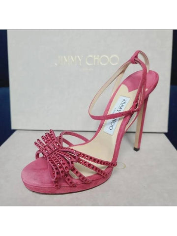 Pink strap sandals Kate KAITE 120 DHO last product recommended as a gift for women - JIMMY CHOO - BALAAN 1