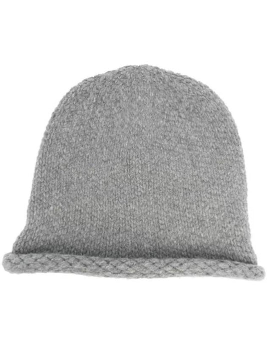 chunky knit wool beanie gray - KENZO - BALAAN 1