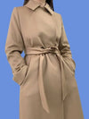 Bcollag Style Wool Single Coat Beige - MAX MARA - BALAAN 5