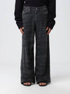 Denim Cotton Wide Jeans Black - MAISON MARGIELA - BALAAN 1