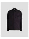 Military Twill Emerald Pocket Long Sleeve Shirt Black - CP COMPANY - BALAAN 2