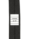 Super 120S Twill Tie Grey - THOM BROWNE - BALAAN 8