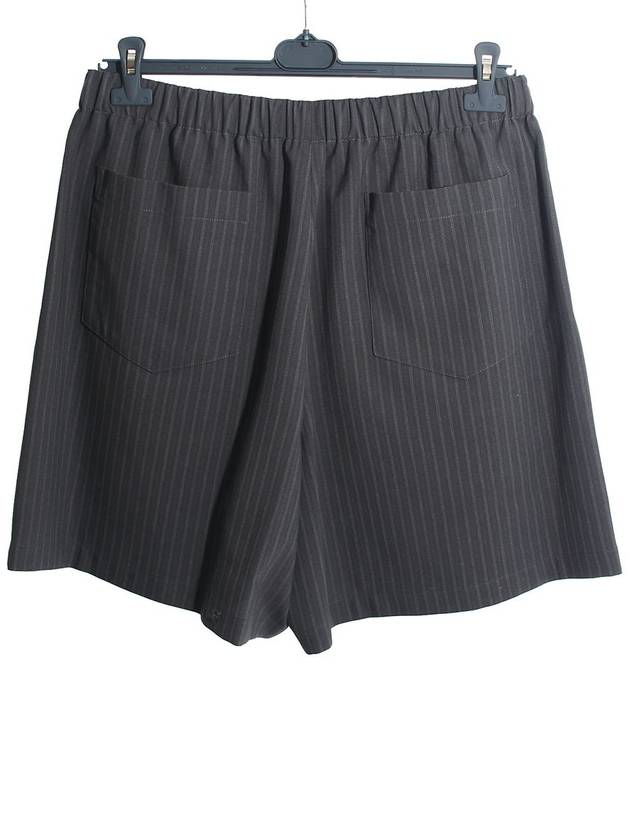 Elastic Waist Striped Bermuda Shorts Black - DIOR - BALAAN 3