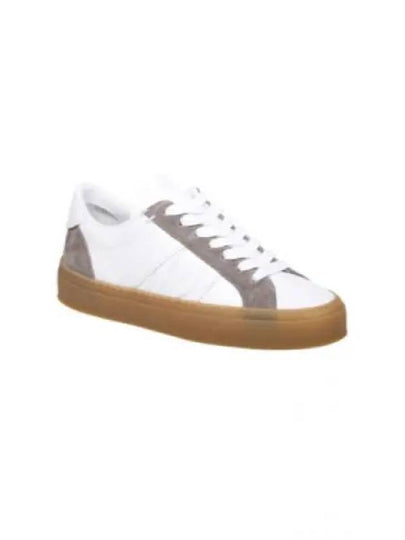 Monaco M Low-Top Sneakers Optical White - MONCLER - BALAAN 2