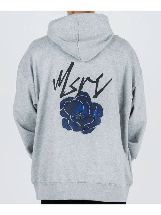 MSRC Flower Midnight Blue Hoodie Gray - MONSTER REPUBLIC - BALAAN 2