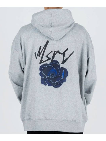 MSRC Flower Midnight Blue Hoodie Gray - MONSTER REPUBLIC - BALAAN 1