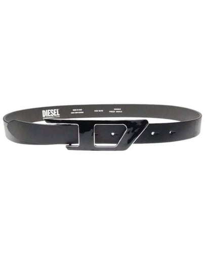 B-Dlogo II Enamel D Buckle Leather Belt Black - DIESEL - BALAAN 2