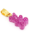 24SS Bear Pendant Magenta NOSTALGIABEAR CLA MAGENTA - CRYSTAL HAZE - BALAAN 4