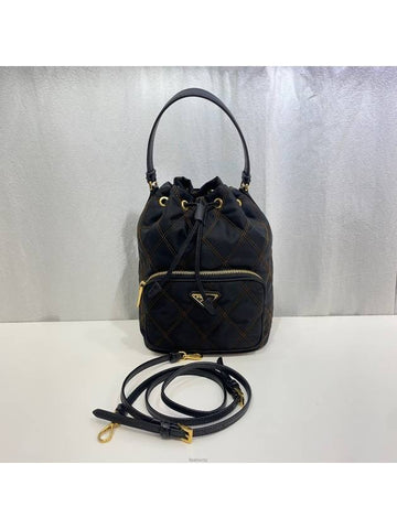 New level 1BH038 Bucket bag quilted stitch shoulder - PRADA - BALAAN 1