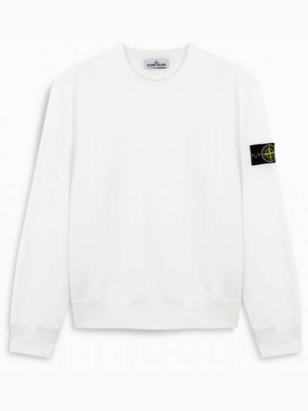 Wappen Patch Crewneck Sweatshirt White - STONE ISLAND - BALAAN 1