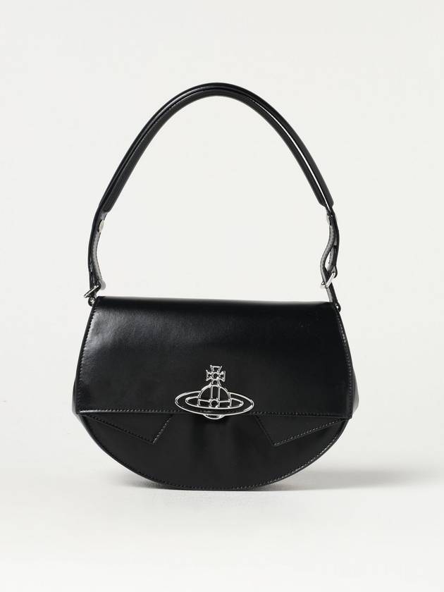 ORB Logo Shoulder Bag Black - VIVIENNE WESTWOOD - BALAAN 2