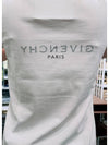 Women's Reverse Slim Fit Short Sleeve T-Shirt White - GIVENCHY - BALAAN.