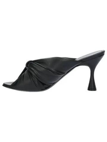 tie strap heel black shoes - BALENCIAGA - BALAAN 1