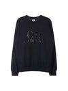 Logo Cotton Sweatshirt Black - CP COMPANY - BALAAN 1