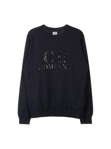 Logo Cotton Sweatshirt Black - CP COMPANY - BALAAN 1