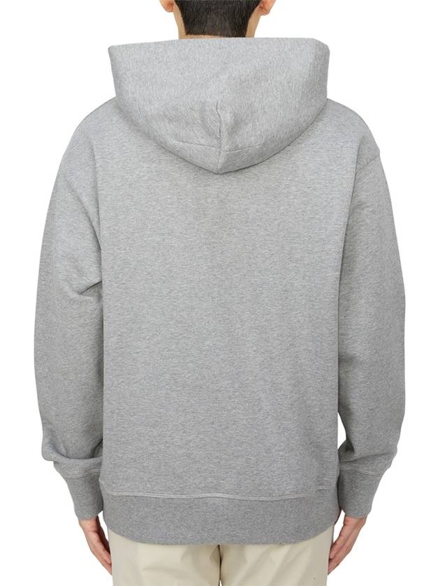 Grenoble Mountain Logo Hood Gray - MONCLER - BALAAN 4