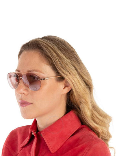 Guess Factory Bordeaux Pilot Ladies Sunglasses GF6107 28U 58 - GUESS - BALAAN 2