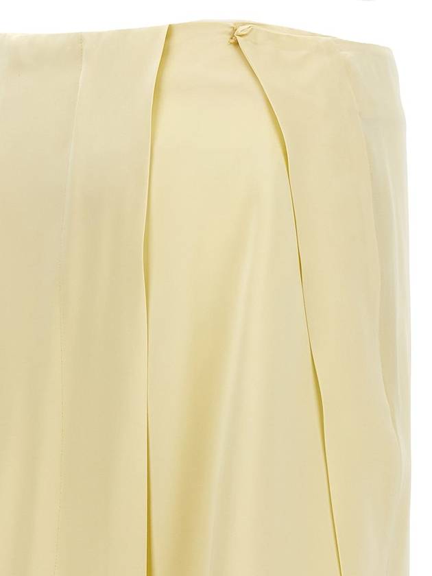 SS skirt raso spacco laterale J03MA0113J65022337 - JIL SANDER - BALAAN 5