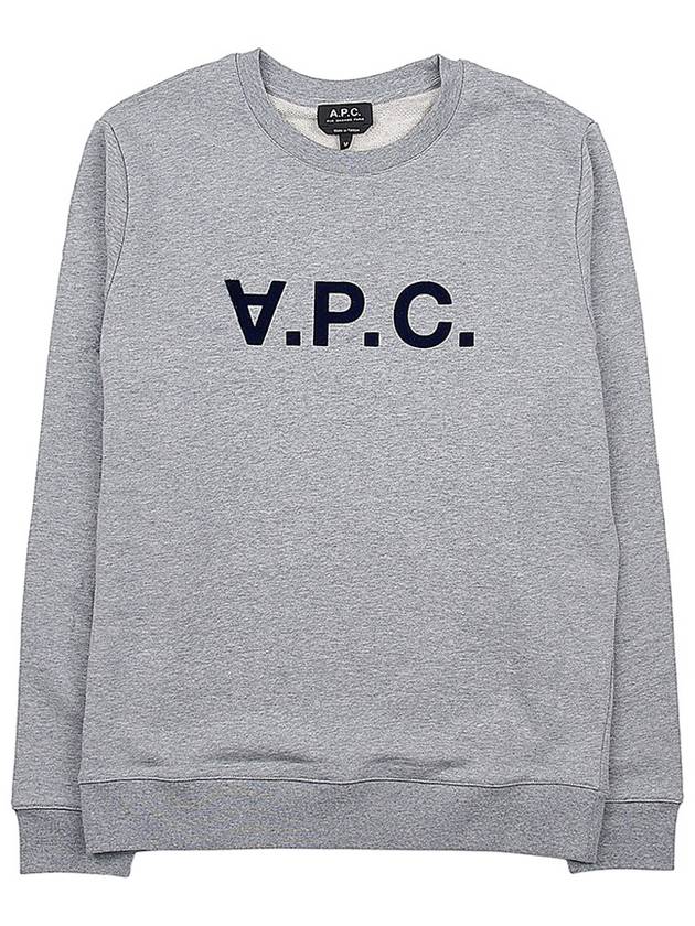 VPC Logo Crew Neck Sweatshirt Grey - A.P.C. - BALAAN 2