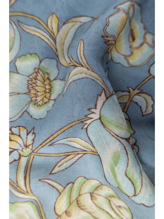 Etro Floral Motif Scarf, Men's, Blue - ETRO - BALAAN 3