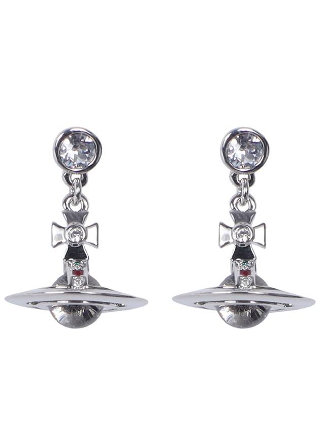 Women s New Petit Orb Earrings Silver 62020032 02P019 - VIVIENNE WESTWOOD - BALAAN 1