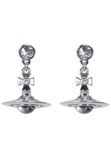 New Petite ORB Earrings Silver - VIVIENNE WESTWOOD - BALAAN 1