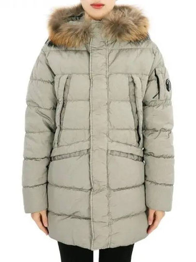 USA McTon Goggle Down Parka Silver Sage 15CKOW013C 005709G 335 Can be worn by adults - CP COMPANY - BALAAN 2