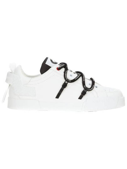 Dolce & Gabbana Men's Portofino Low Top Sneakers White - DOLCE&GABBANA - BALAAN 2