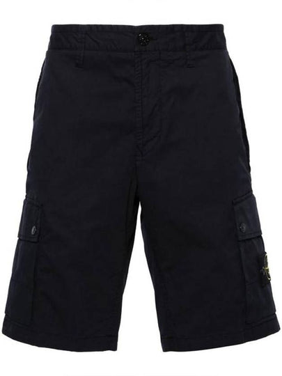 Wappen Cargo Bermuda Shorts Navy - STONE ISLAND - BALAAN 2