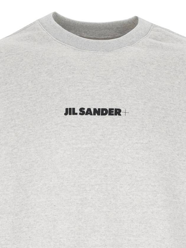 Men's Logo Sweatshirt Grey - JIL SANDER - BALAAN 4