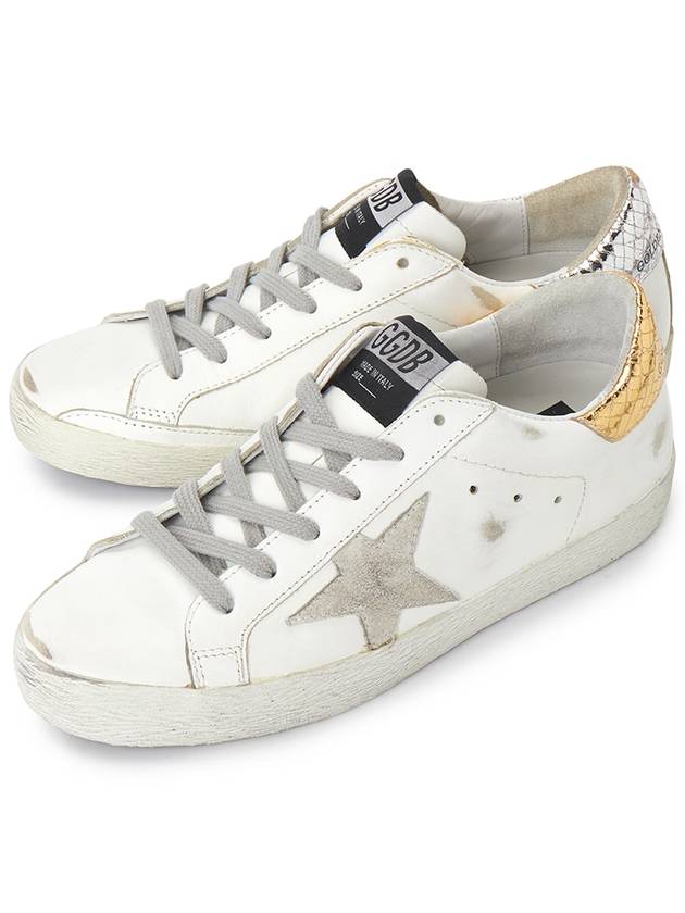 Silver Tab Super Star Low Top Sneakers White - GOLDEN GOOSE - BALAAN 2