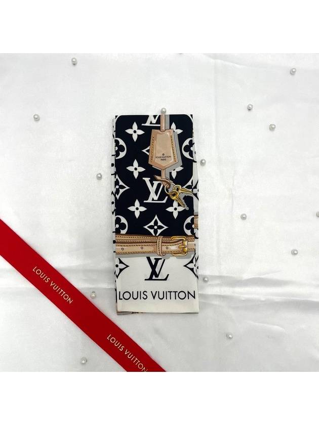 Monogram Confidential Bandeau Scarf Black - LOUIS VUITTON - BALAAN 7