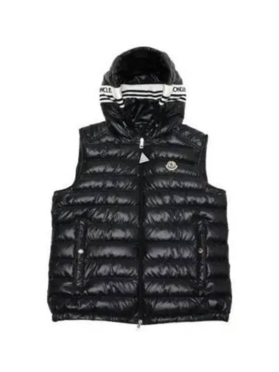 Klai logo patch down vest black - MONCLER - BALAAN 2