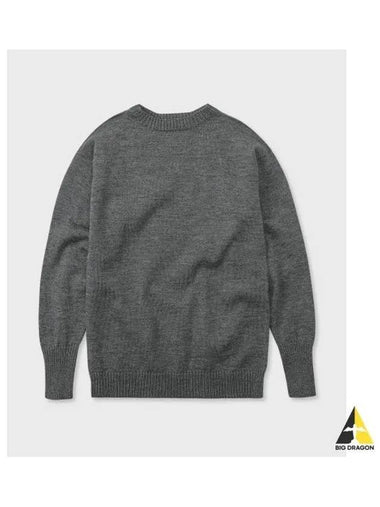 ANDERSEN Seaman crew neck gray - ANDERSEN-ANDERSEN - BALAAN 1