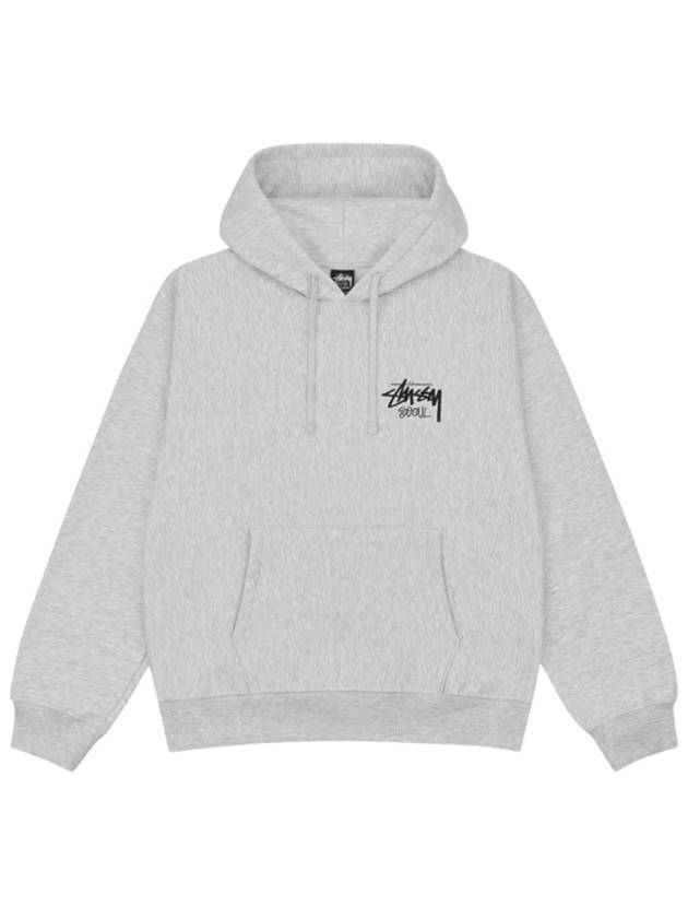 Stock Seoul Hoodie Ash Heather - STUSSY - BALAAN 1