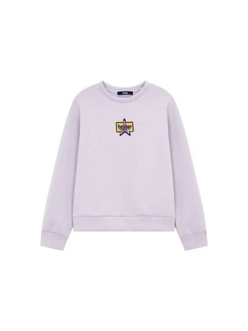 Women s Logo Patch Point Sweatshirt Light Purple 270075 - HERNO - BALAAN 1