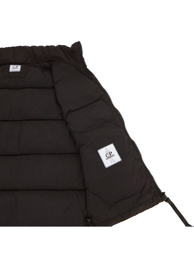 Kids U16 M.T.T.N. Detachable Hooded Down Vest Black - CP COMPANY - BALAAN 11