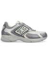 Faster Trainer Low Top Sneakers Grey - FENDI - BALAAN 1